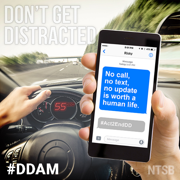 Don't Get Distracted Driving
